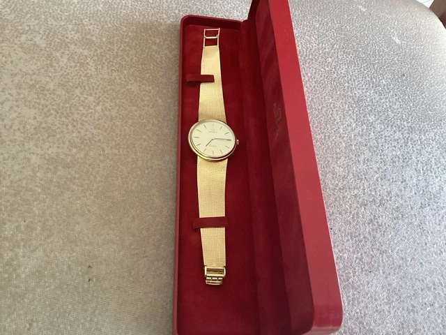 100-Authentic-Omega-Automatic-DE-Ville-Swiss-Made-1.webp Montre Omega automatique DE Ville 100 % authentique, fabriquée en Suisse, en or jaune massif 18 carats (750)