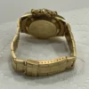 Montre homme chronographe automatique Genève 18 carats avec date et bracelet 18 carats - 137 grammes