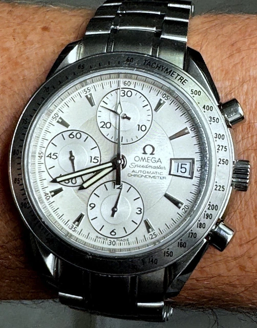 Omega Speedmaster 40 mm Chronographe Automatique 2007 1164 Cadran d'origine Réf. 3211.30