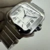 2018-Cartier-Santos-White-Dial-398mm-Steel-Automatic-20.webp Montre automatique Cartier Santos 2018, cadran blanc, 39,8 mm, acier, WSSA0009 B+P
