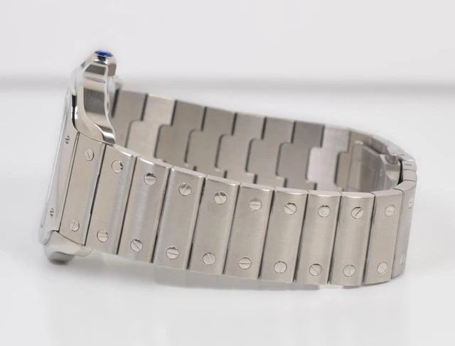 Cartier Santos 2025 Réf. WSSA0062 40 mm Cadran vert à chiffres romains Automatique Bracelet acier inoxydable et cuir