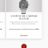 2025 Cartier Santos de Cartier WSSA0037 Noir ADLC Acier