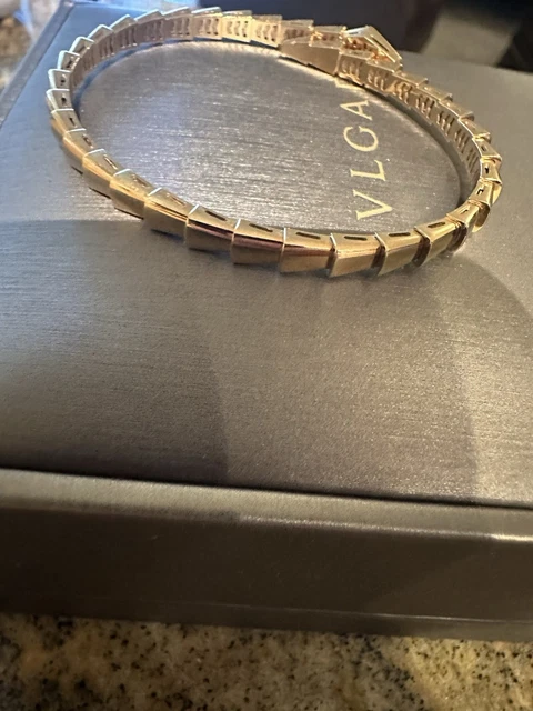 Bracelet Bvlgari Serpenti Viper en or jaune 18 carats, taille M