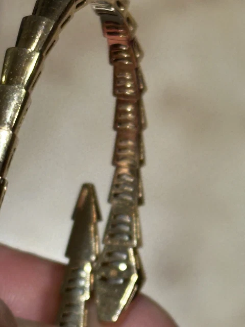 Bracelet Bvlgari Serpenti Viper en or jaune 18 carats, taille M