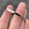 Cartier-18K-White-Gold-Small-Love-Bracelet-Size-54-Copie.webp Bracelet Cartier Love en or blanc 18 carats (taille 15)