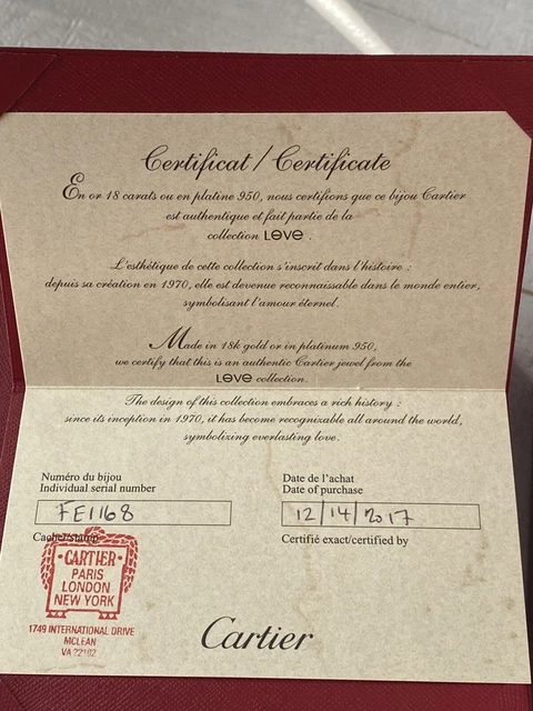 Cartier-18k-Rose-Gold-Love-Bracelet-10-Diamond-4.webp Bracelet Love Cartier en or rose 18 carats, 10 diamants, taille 17, petit modèle, 4 mm, boîte, Coa