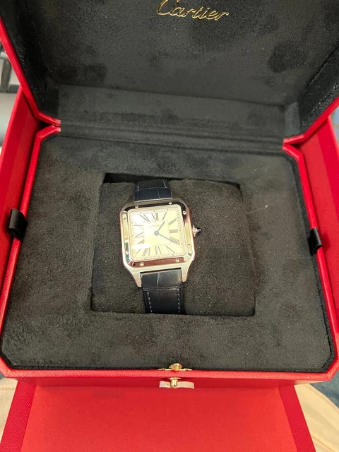 Cartier-315MM-WSSA0085-Dumont-Stainless-Steel-Santos-Pre-Owned-14.webp Montre Cartier Santos 31,5 mm WSSA0085 Dumont en acier inoxydable d'occasion