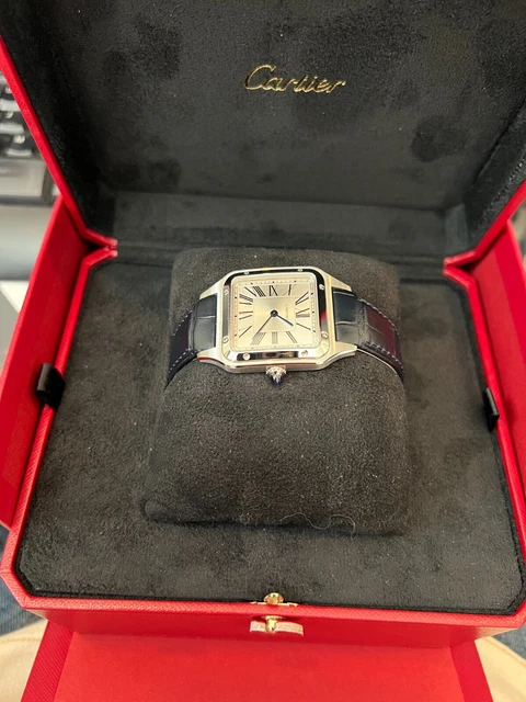 Cartier-315MM-WSSA0085-Dumont-Stainless-Steel-Santos-Pre-Owned-16.webp Montre Cartier Santos 31,5 mm WSSA0085 Dumont en acier inoxydable d'occasion