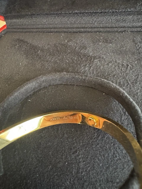 Bracelet Love Cartier en or jaune 18 carats