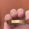 Cartier-Love-Bracelet-Original-Rose-Gold-Size-17-23.webp Bracelet Cartier Love Original en or rose, taille 17, boîte et papiers, 2025
