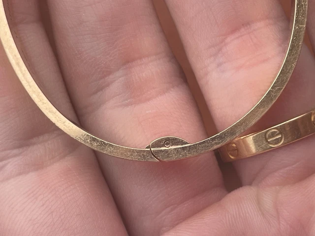 Cartier-Love-Bracelet-Original-Rose-Gold-Size-17-27.webp Bracelet Cartier Love Original en or rose, taille 17, boîte et papiers, 2025