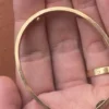 Cartier-Love-Bracelet-Original-Rose-Gold-Size-17-28.webp Bracelet Cartier Love Original en or rose, taille 17, boîte et papiers, 2025