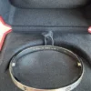 Cartier-Love-Bracelet-size-18-Brushed-White-Gold (2) Bracelet Cartier Love, taille 18, or blanc brossé 18 carats, état neuf