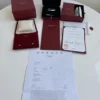 Cartier-Love-Bracelet-size-18-Brushed-White-Gold (7) Bracelet Cartier Love, taille 18, or blanc brossé 18 carats, état neuf