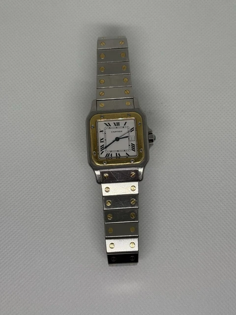 Cartier-Montres-Santos-Date-Ref-81036288-White-Dial-1.webp Montres Cartier Santos Date Réf. 81036288 Cadran Blanc Automatique 29 mm 2961