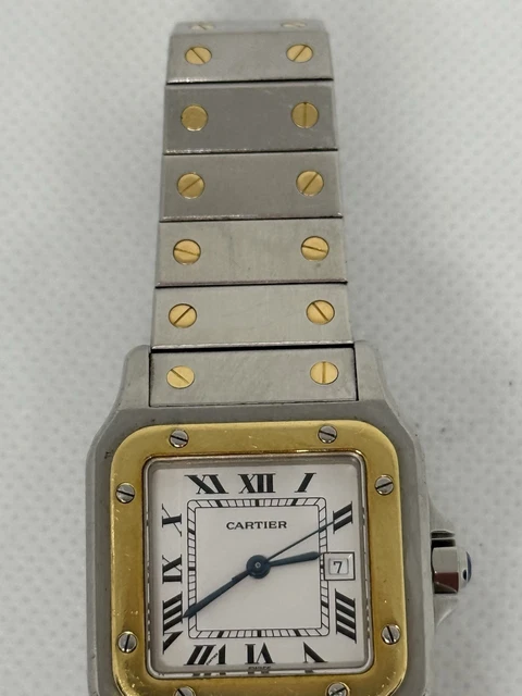 Cartier-Montres-Santos-Date-Ref-81036288-White-Dial-2.webp Montres Cartier Santos Date Réf. 81036288 Cadran Blanc Automatique 29 mm 2961