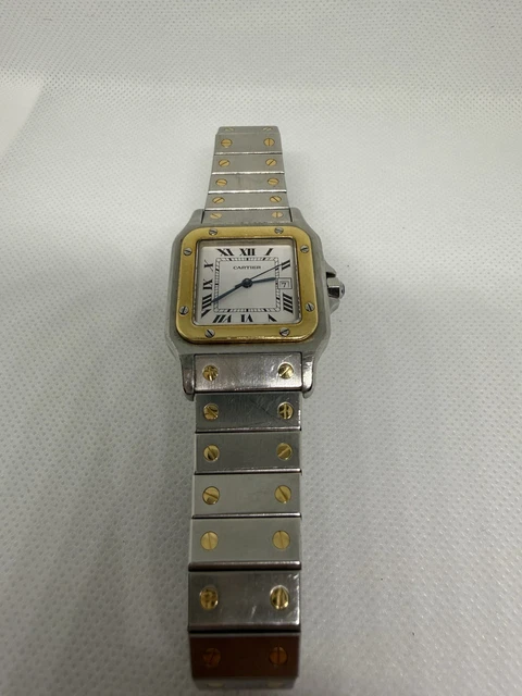 Cartier-Montres-Santos-Date-Ref-81036288-White-Dial-3.webp Montres Cartier Santos Date Réf. 81036288 Cadran Blanc Automatique 29 mm 2961