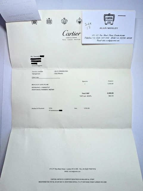 Cartier-Rose-Gold-Love-Bracelet-Medium-Model-With (14) Bracelet Cartier Love en or rose, modèle moyen, avec boîte et documents d'origine.
