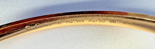 Cartier-Rose-Gold-Love-Bracelet-Medium-Model-With (8) Bracelet Cartier Love en or rose, modèle moyen, avec boîte et documents d'origine.