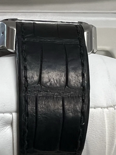 Cartier-Santos-100-XL-Chronograph-Stainless-Mens-Watch (2) Montre Cartier Santos 100 XL Chronographe Acier Inoxydable pour Homme, avec boîte et papiers W20090X8