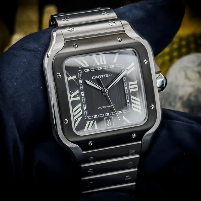 Bracelet Cartier Santos WSSA0037, excellent modèle complet, modèle X-tra Factory, 2022, 39,8 mm, grand modèle