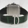 Cartier-Santos-Wssa0062-Large-Model-Green-Dial-Ss-3.webp Montre Cartier Santos Wssa0062 Grand Modèle Cadran Vert SS Coffret Carte de Garantie