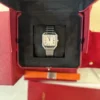 Cartier-Santos-de-Cartier-Medium-Stainless-Steel-WSSA0029-20.webp Montre Cartier Santos de Cartier Medium en acier inoxydable WSSA0029, coffret et papiers