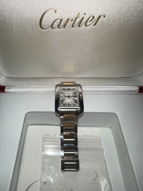 Cartier-Tank-Anglaise-Small-Steel-Gold-Ladies-17.webp Montre Cartier Tank Anglaise Petit Acier / Or Femme W5310036