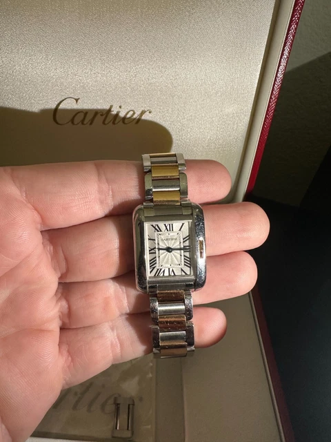 Cartier-Tank-Anglaise-Small-Steel-Gold-Ladies-22.webp Montre Cartier Tank Anglaise Petit Acier / Or Femme W5310036