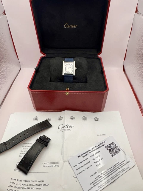 Montre Cartier Tank Must SolarBeat Wsta0060