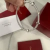 Bracelet Cartier Écrou en or blanc, taille 18