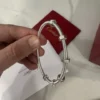 Bracelet Cartier Écrou en or blanc, taille 18