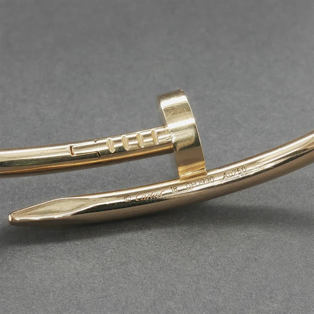Estate-Cartier-18K-Rose-Gold-Juste-En-Clou-11.webp Estate Cartier 18K Rose Gold Juste En Clou Classic Bracelet