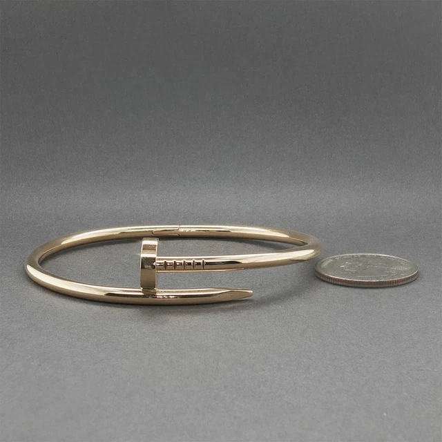 Estate-Cartier-18K-Rose-Gold-Juste-En-Clou-13.webp Estate Cartier 18K Rose Gold Juste En Clou Classic Bracelet