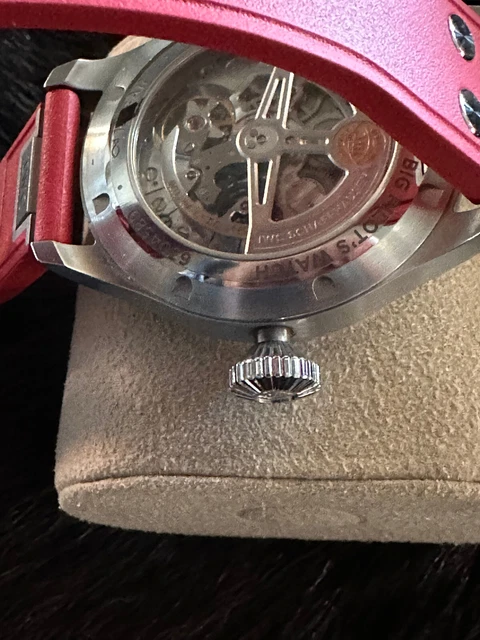 Montre IWC Big Pilot 43 mm avec 2 bracelets OEM, garantie d'usine, ensemble complet - Cadran noir