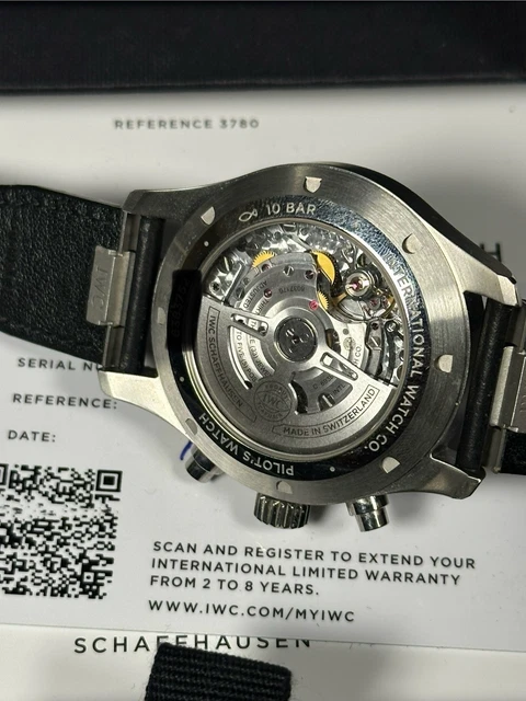 IWC-Chronograph-Pilots-watch-Black-dial-43mm-13.webp Montre d'aviateur chronographe IWC, cadran noir 43 mm