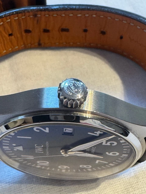 IWC-IW327010-Le-Petit-Prince-Mark-XVIII-Pilots-13.webp Montre d'aviateur IWC IW327010 Le Petit Prince Mark XVIII - Cadran bleu - Automatique