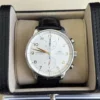 IWC-Portuguese-Chronograph-Steel-Silver-Dial-41mm-2.webp Montre automatique IWC Portugaise Chronographe Acier Cadran Argent 41 mm IW371445
