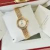 Montre Cartier Trinity pour femme, or jaune 18 carats et diamants ~ Boîte et papiers
