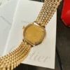 Montre Cartier Trinity pour femme, or jaune 18 carats et diamants ~ Boîte et papiers