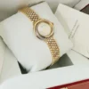 Montre Cartier Trinity pour femme, or jaune 18 carats et diamants ~ Boîte et papiers