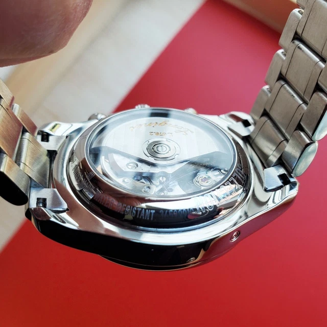 Montre chronographe Longines Master Collection pour homme, 40 mm, automatique, L2 673, 4 cartes dans un coffret