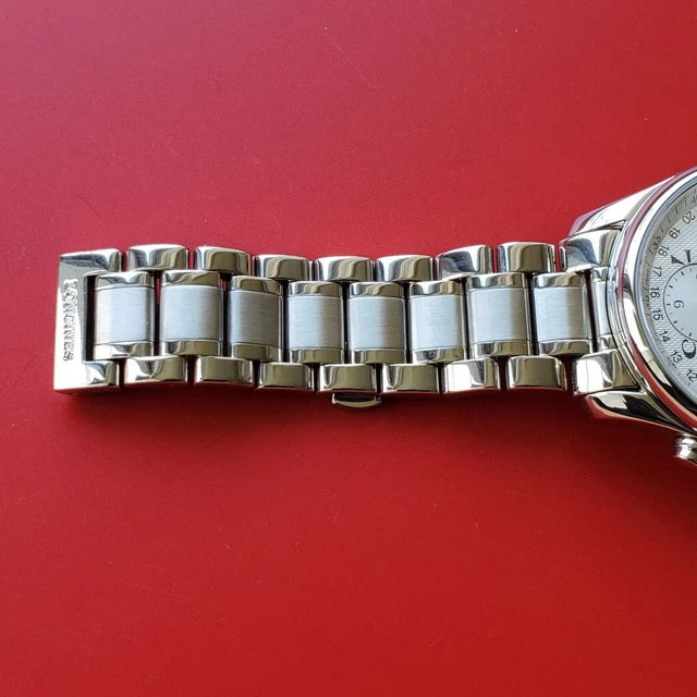 Montre chronographe Longines Master Collection pour homme, 40 mm, automatique, L2 673, 4 cartes dans un coffret