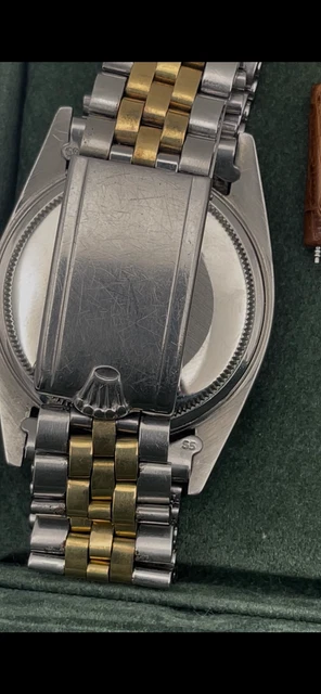 Mens-Su-Rolex-Oyster-Perpetual-Datejust-36-1601-16.webp Rolex Oyster Perpetual Datejust 36 1601 pour homme - Bicolore