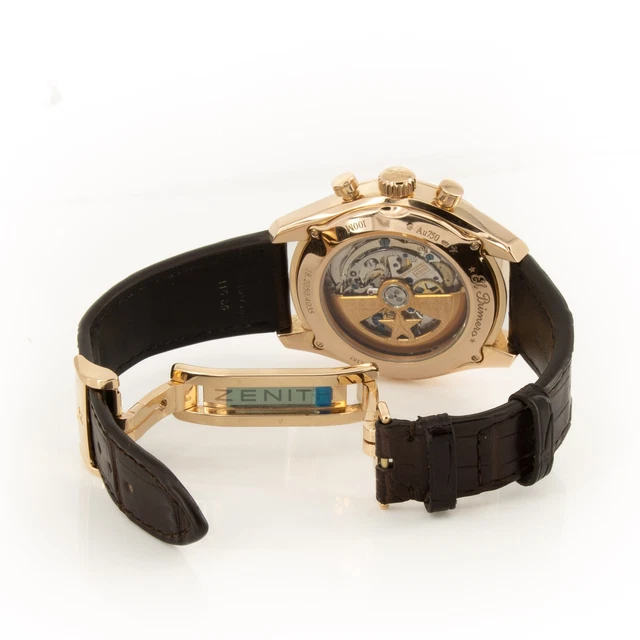 Mens-Zenith-El-Primero-18K-Tourbillon-Chrono-Watch (9) Montre homme Zenith El Primero Tourbillon Chrono 18K 18.2050, ensemble complet #W206671-2