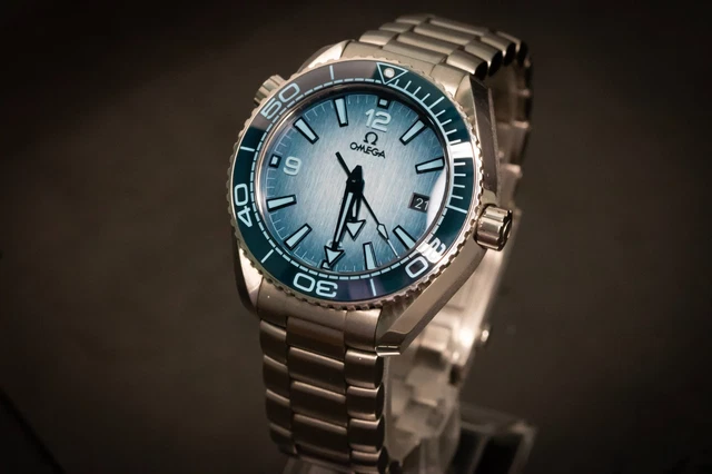 OMEGA Seamaster Planet Ocean 600M 39,5 mm Cadran bleu été - 215.30.40.20.03.002