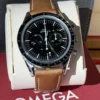 Omega-Speedmaster-Moonwatch-First-Omega-in-Space-Watch-2.webp Omega Speedmaster Moonwatch Première montre Omega dans l'espace Édition limitée État neuf Portée deux fois
