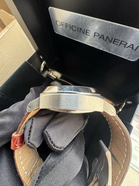 Panerai Luminor GMT PAM00244 Automatique Acier Bracelet 40mm PAM244 Ensemble complet