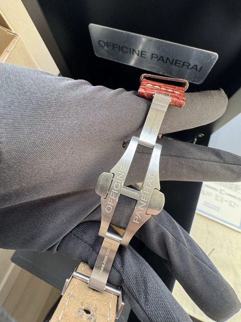 Panerai Luminor GMT PAM00244 Automatique Acier Bracelet 40mm PAM244 Ensemble complet