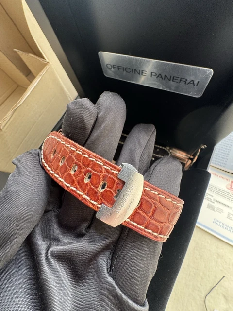 Panerai Luminor GMT PAM00244 Automatique Acier Bracelet 40mm PAM244 Ensemble complet